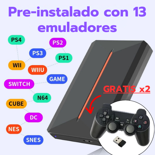 RetroGaming ® RetroDisk 13 emuladores + Dos Controles GRATIS